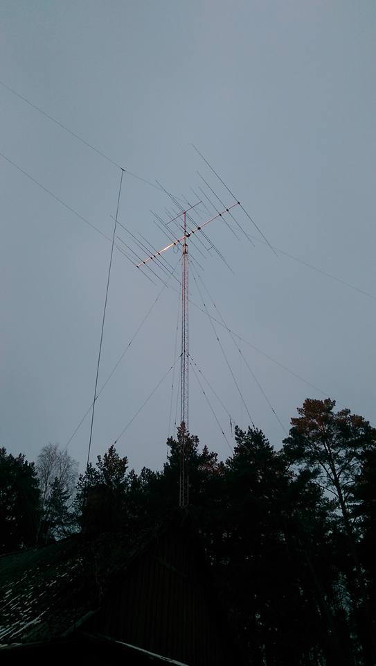 Naujasis stiebas ir 80m dipolis