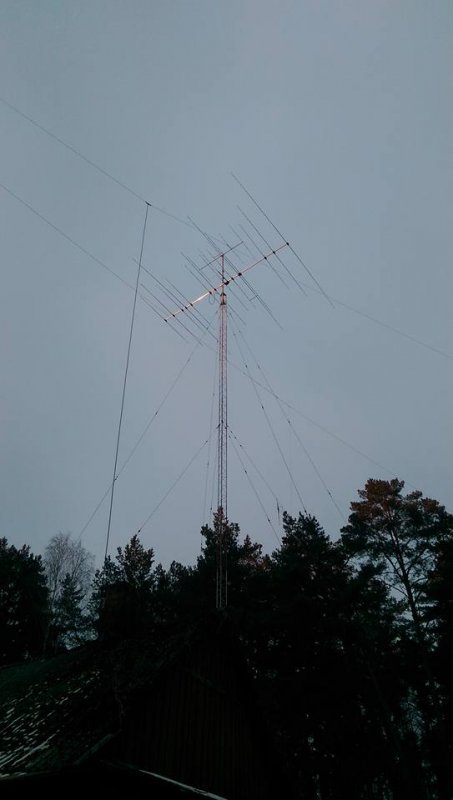Naujasis stiebas ir 80m dipolis
