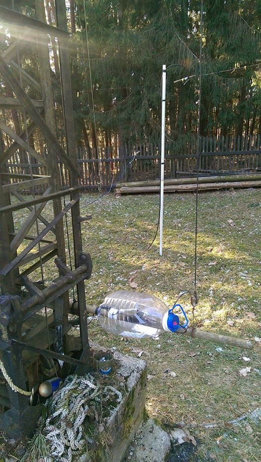 "Stebuklingas" RN5M 160m vertikalas, apačia bambalyje, 26mH