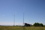 Štai ir visas LY3UV/p pozicijos antenų laukas