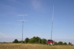 LY3UV/p pozicijos antenų laukas kitą dieną: niekas nenugriuvo!
