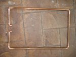The loop is made of 19mm diameter plumbing copper pype