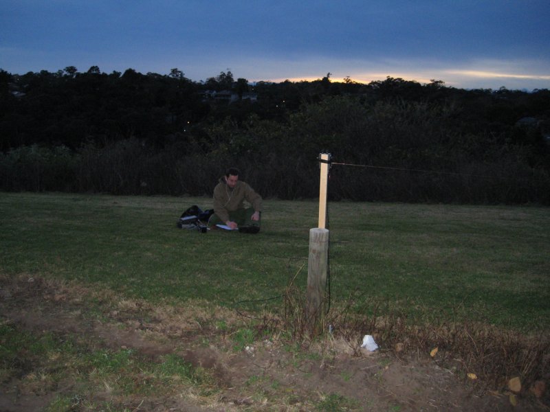 Portable operating position