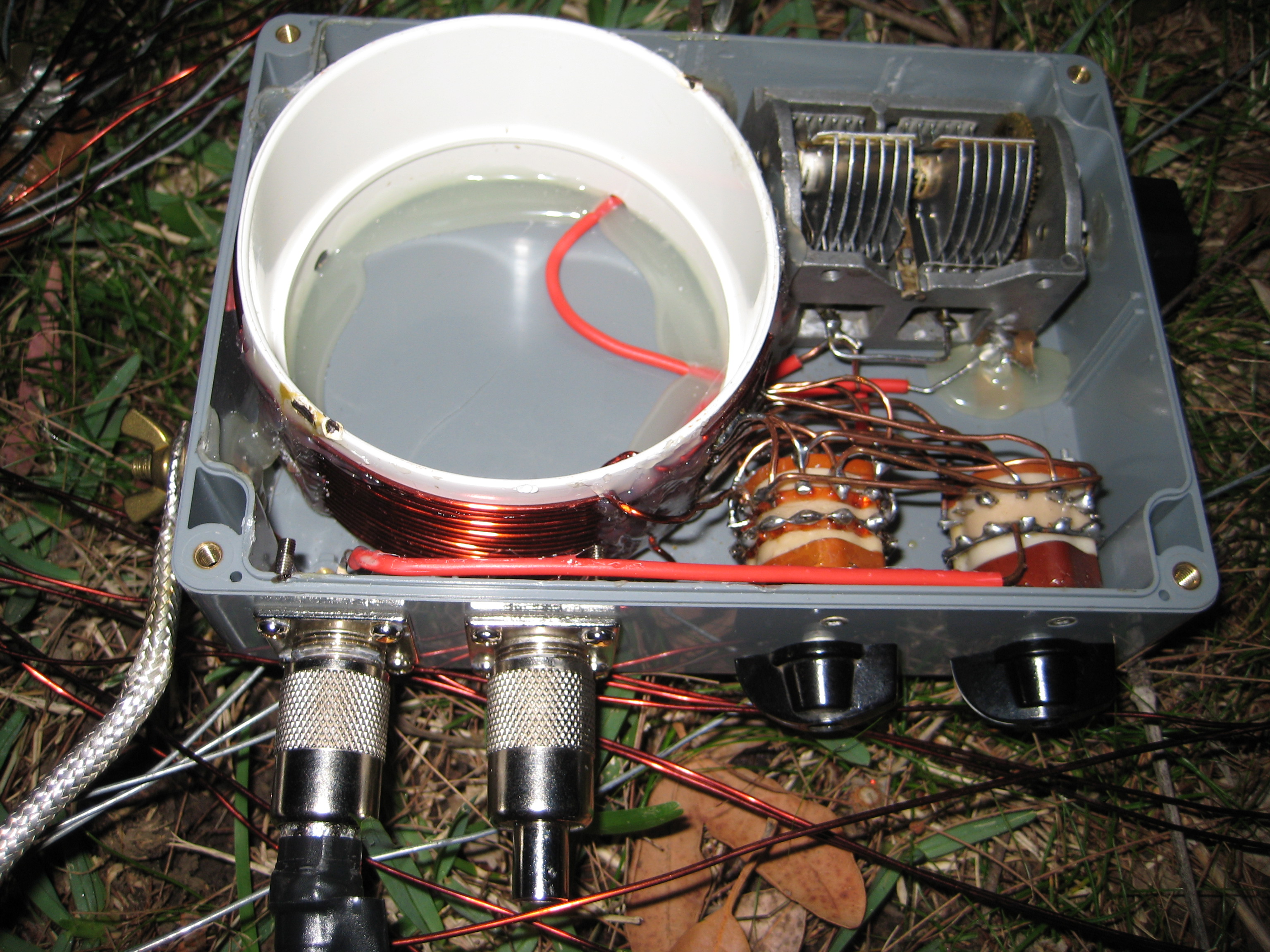 Plan B - just in case the ATU would die or disappear in transportation - home made LC type tuner