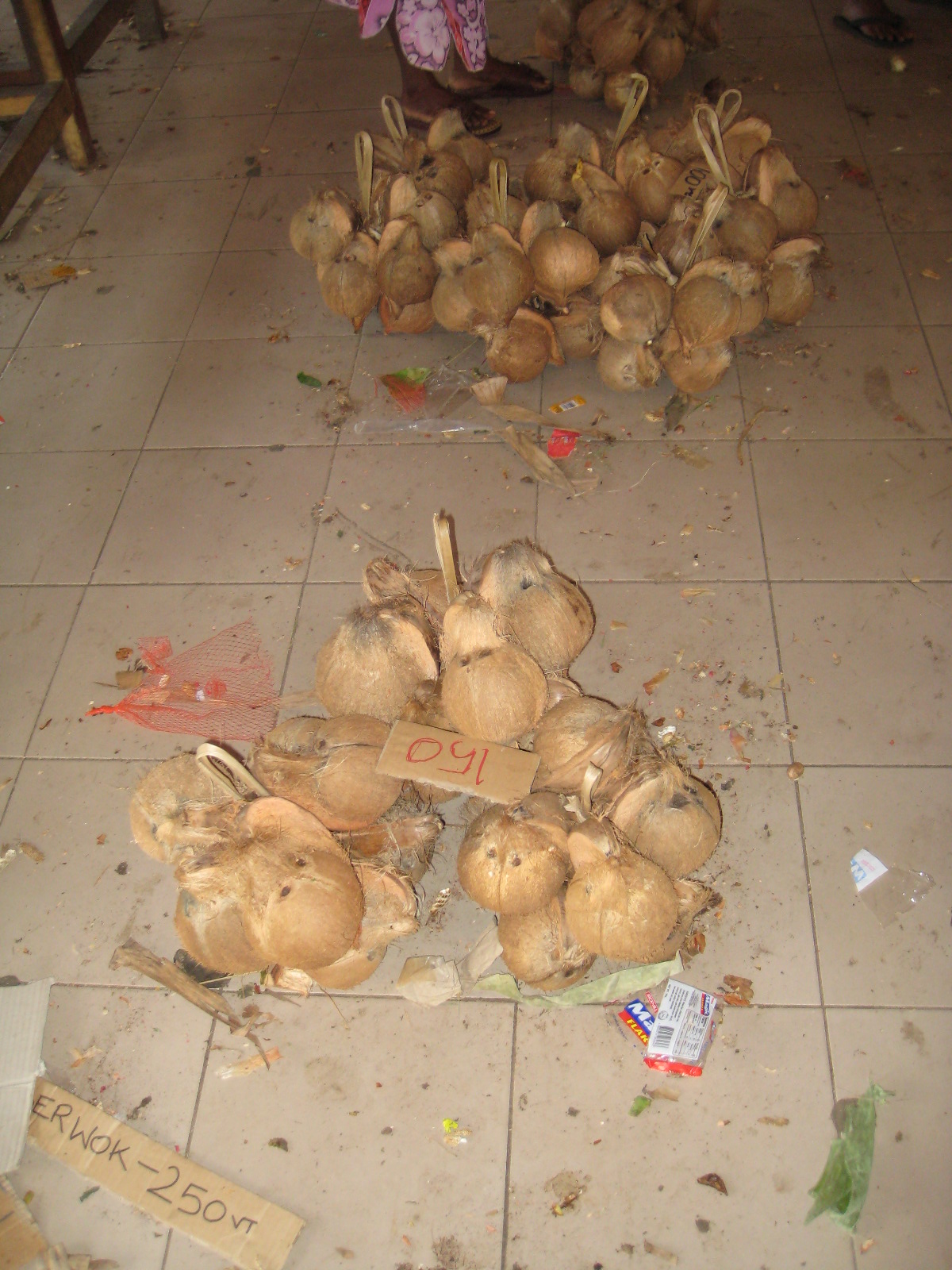 A bunch of coconuts for under $2