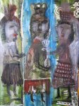OSVALDAS JUŠKA MEDINĖS LĖLĖS 80 X 60 2014 M. AL. DR.