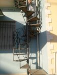 Casuzze, laiptai į mūsų apartamentus