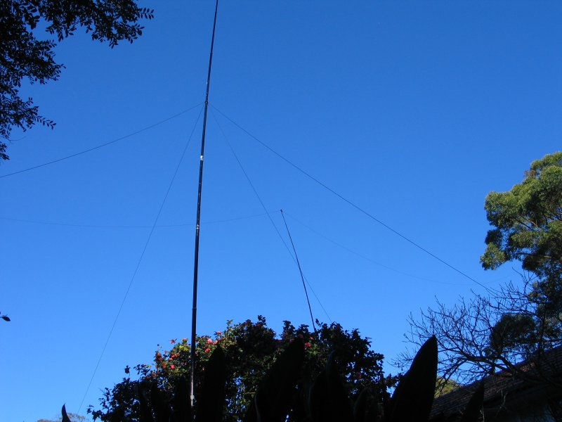 80m vertical and a dipole