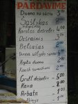81 Menu