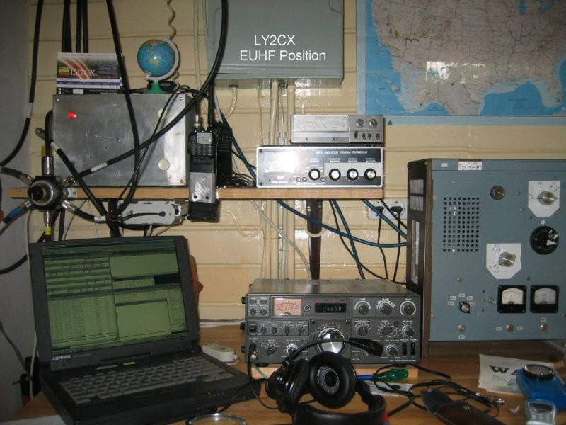 LY2CX position is ready for EUHF 2005