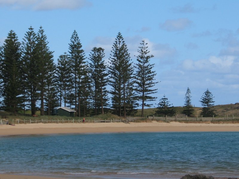 At the beach