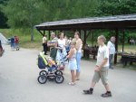 Aikštelėje prie Siguldos smėlio olų