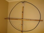 7MHz magnetic transmitting loop made from coax